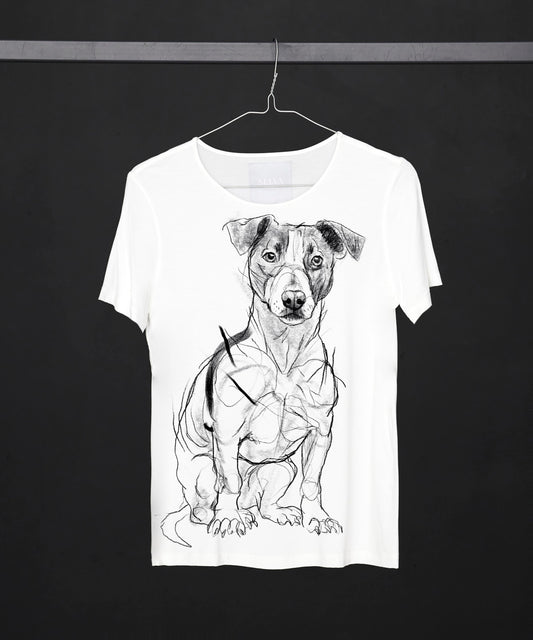 Jack Russell Terrier No. 1 Women's White T-Shirt
