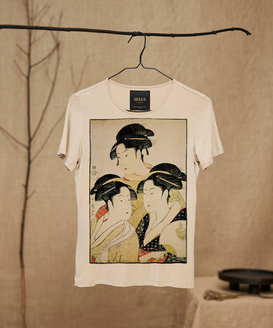 Koszulka damska - Kitagawa Utamaro No. 68 - Hummus