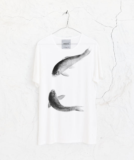 Koi Unknown Artist Men’s T-Shirt – white