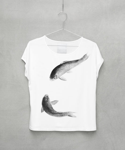 Koi Unknown artist white