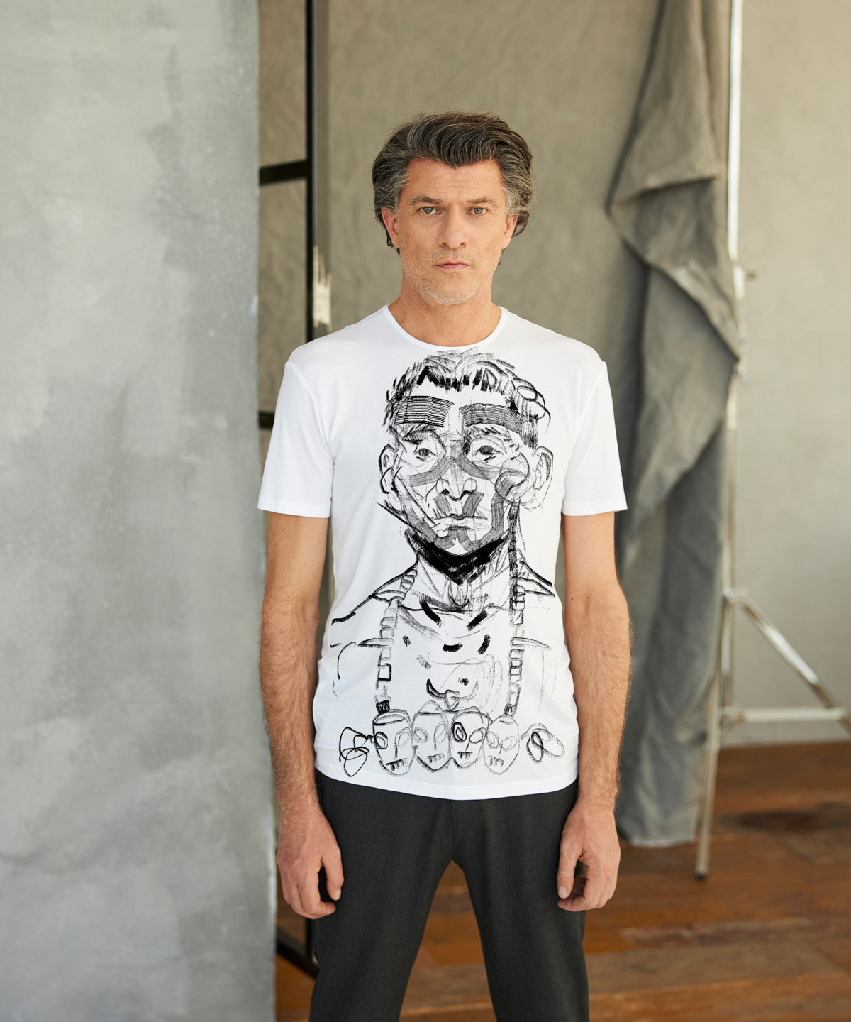 Konyak portrait man white
