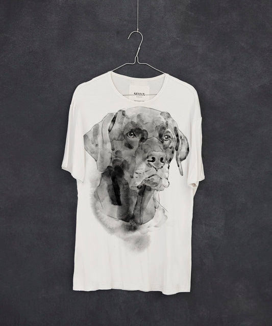Labrador Retriever No. 2 Men's White T-Shirt