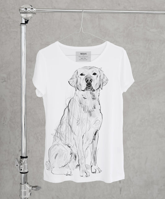 Labrador Retriever No. 3 Women's White T-Shirt