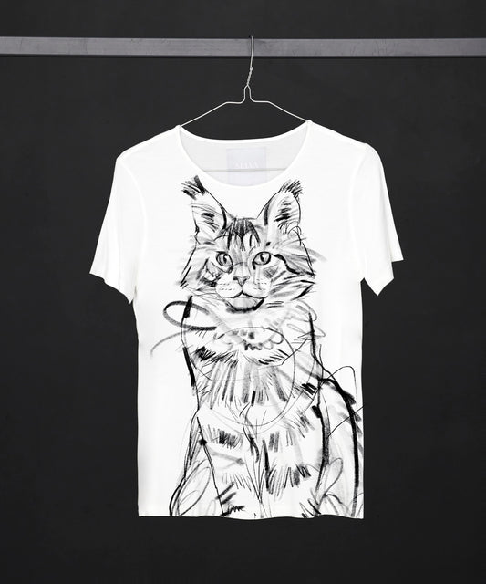 Maine Coon Women's White T-Shirt