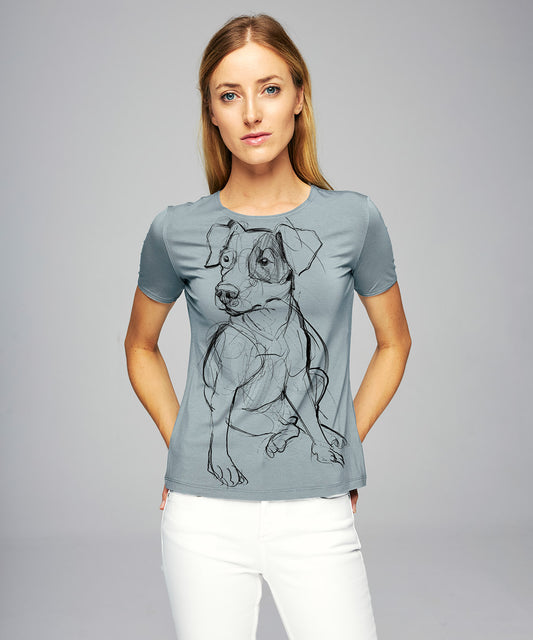 Parson Russell Terrier Women's Storm Cloud T-Shirt
