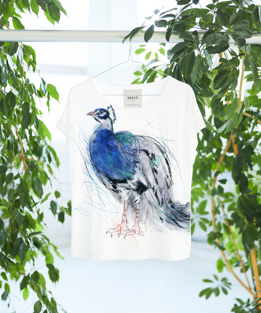 Pavo cristatus T-shirt Woman