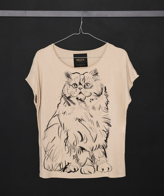 Persian Cat No. 2 Women's Hummus T-Shirt