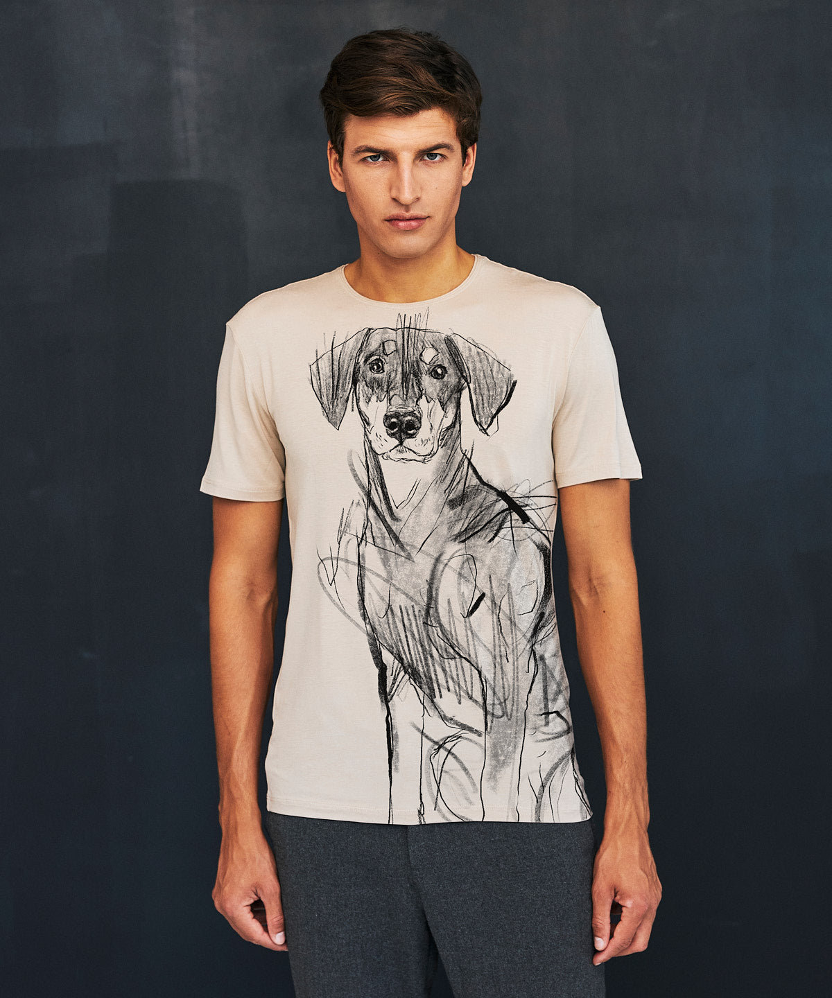 Doberman Pinscher No. 2 Men's Hummus T-Shirt