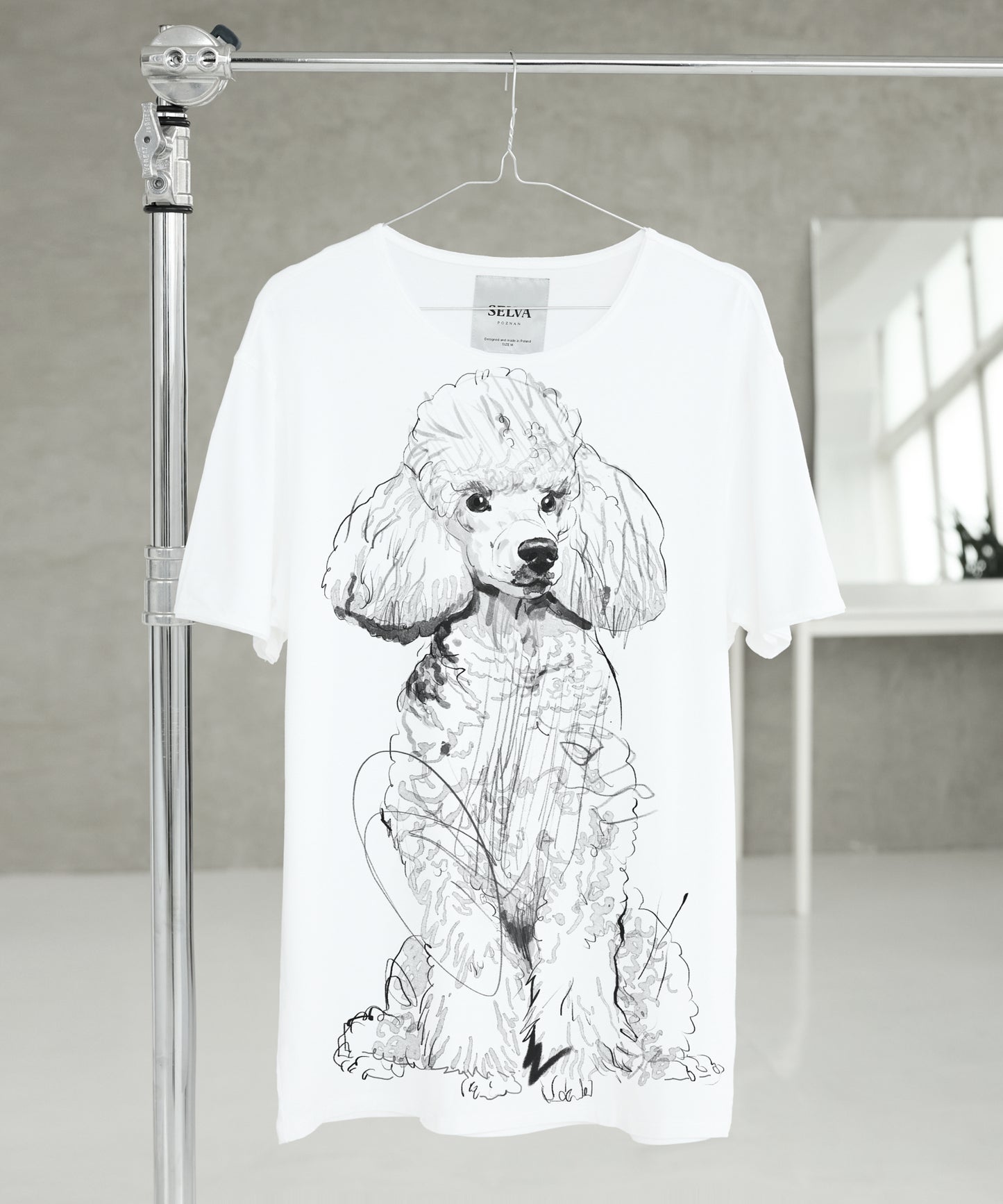 Poodle No . 3 Men's White T-Shirt