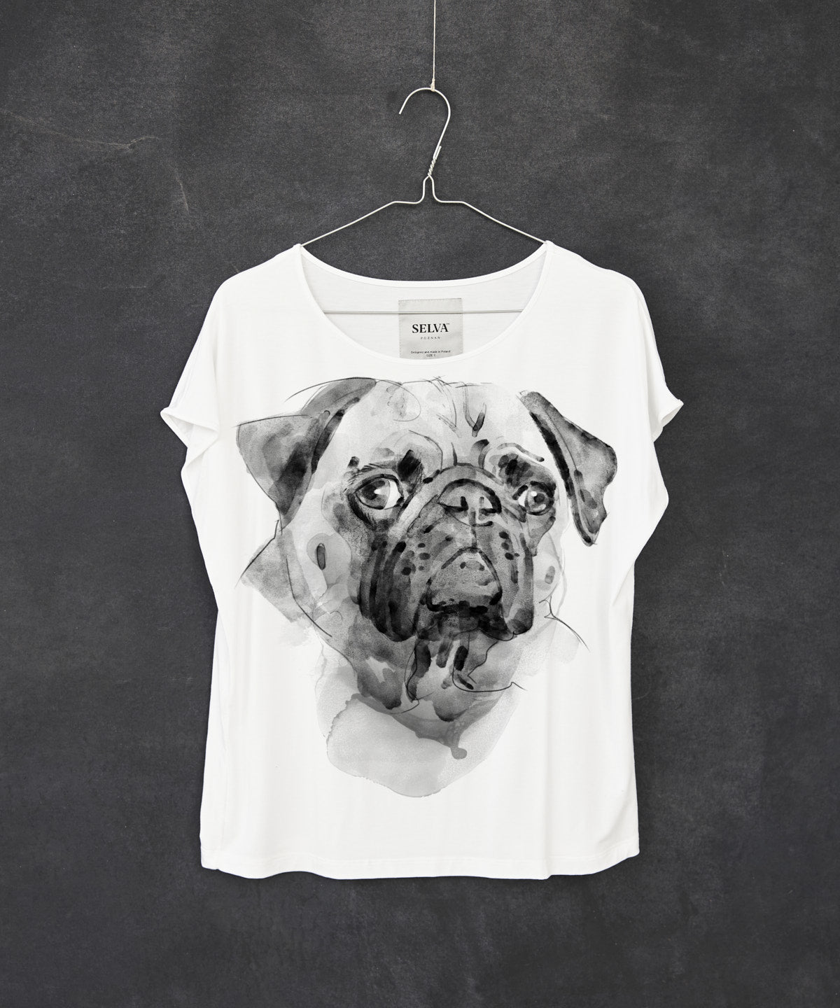 Pug No. 2 Women's White T-Shirt
