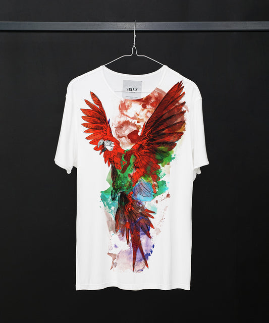 Red Ara white t-shirt MAN