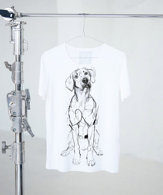 Koszulka damska - Rhodesian Ridgeback - Biała