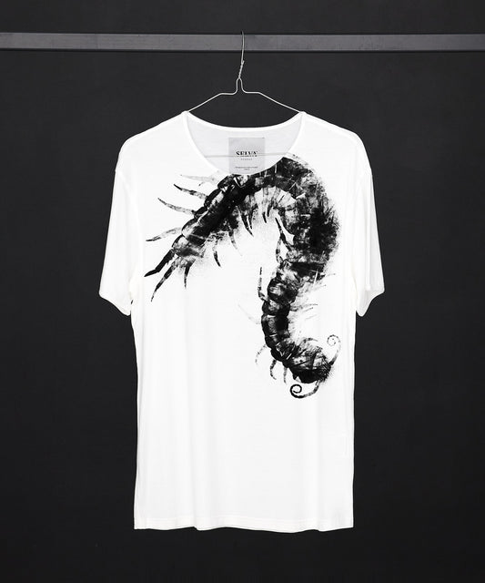 Scolopendra white t-shirt MAN