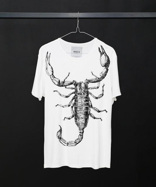 Scorpion white t-shirt MAN