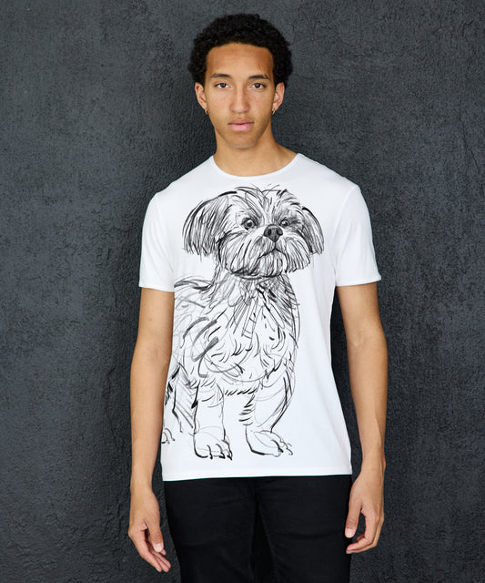 Shih Tzu No. 1 Men's White T-Shirt