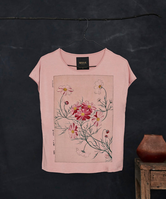 Kawarazaki Shodo T-shirt Woman light pink