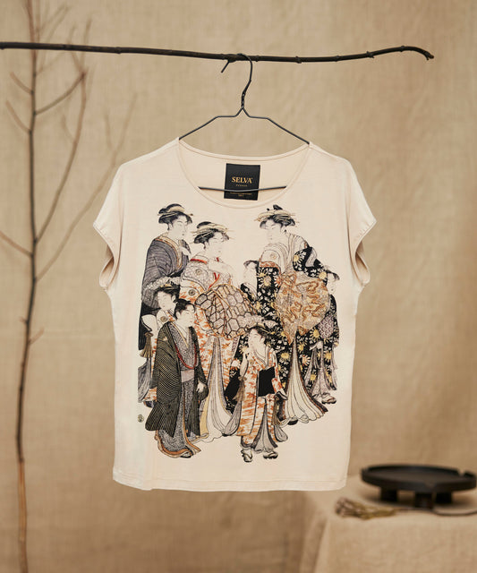 Katsukawa Shuncho no. 1 T-shirt Woman hummus