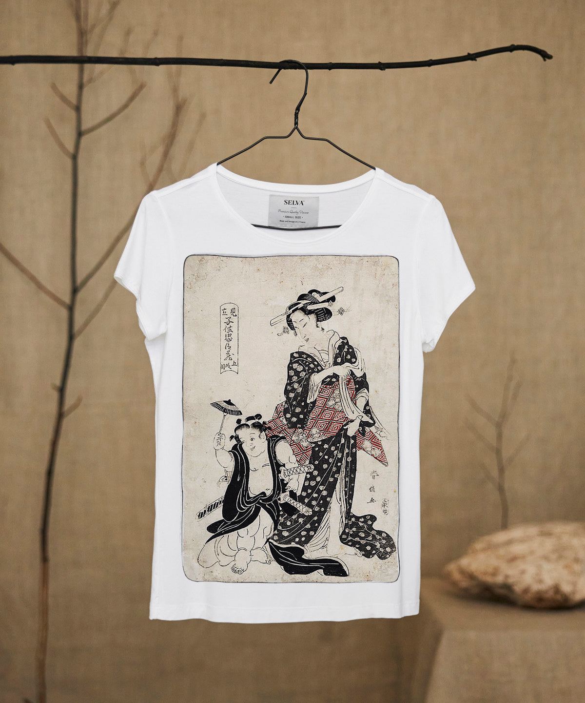 Katsukawa Shunsen T-shirt Woman white
