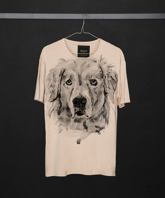 Golden Retriever No. 2 Men's Hummus T-Shirt