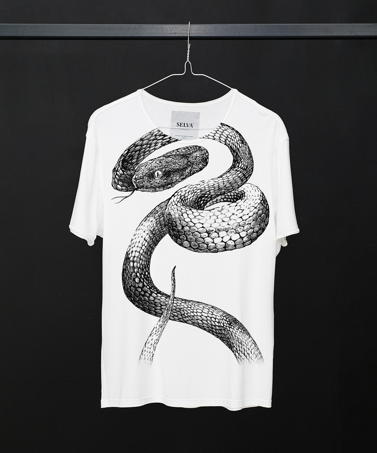 Trimeresurus white t-shirt MAN