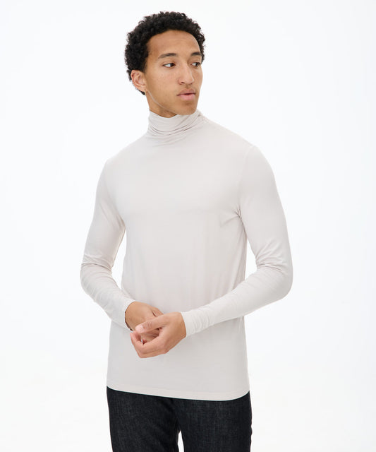 Cool Beige Turtleneck