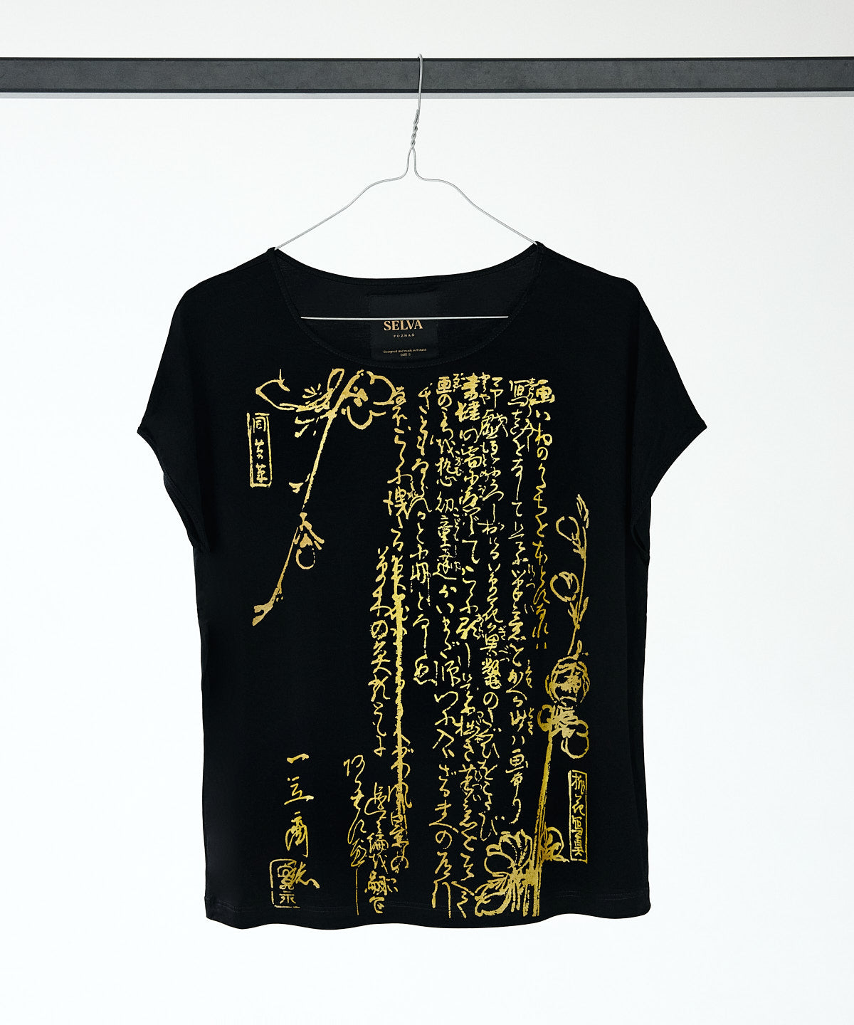 Ukiyo-e Gold t-shirt WOMAN