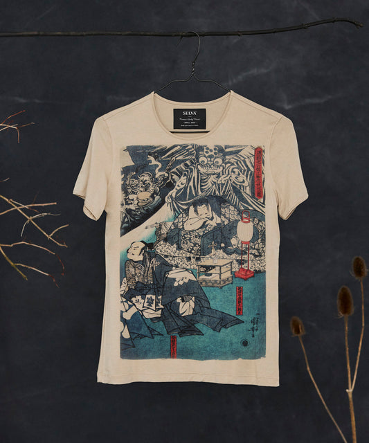 Ukiyo-e no. 55 hummus t-shirt woman