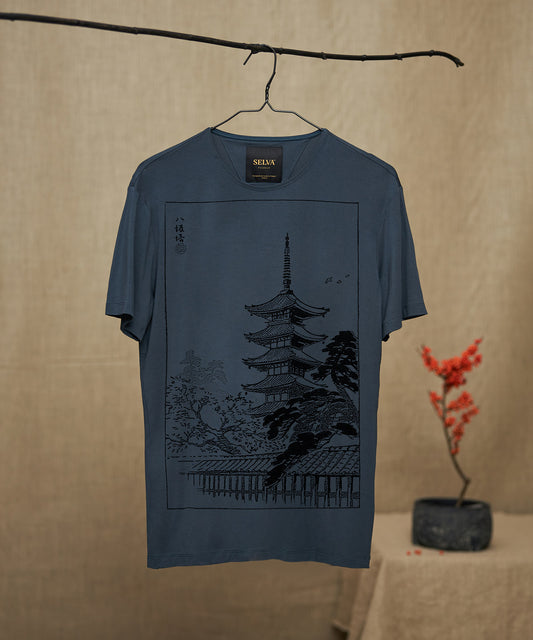 Unknown artist no.1031 dark cool gray t-shirt man