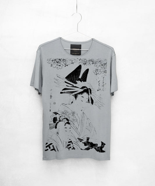 Utamaro no. 2 Men’s T-Shirt – storm cloud