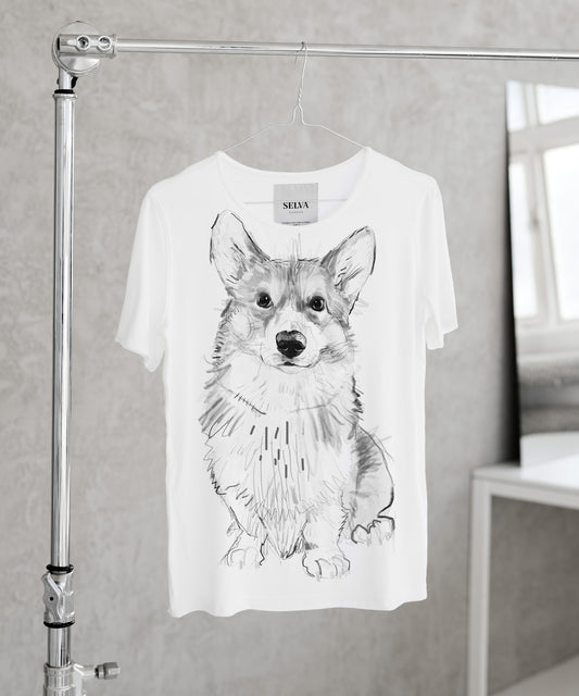 Welsh Corgi Pembroke No. 1 Women's White T-Shirt