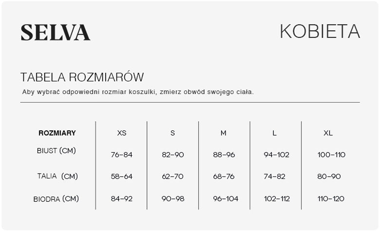 Tabela rozmiarów