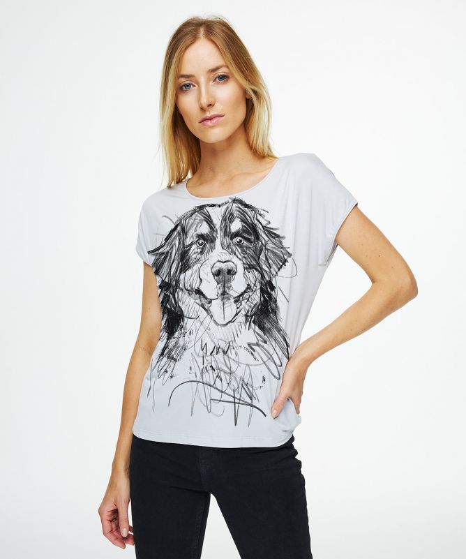 Bernese Mountain Dog hoar t-shirt woman