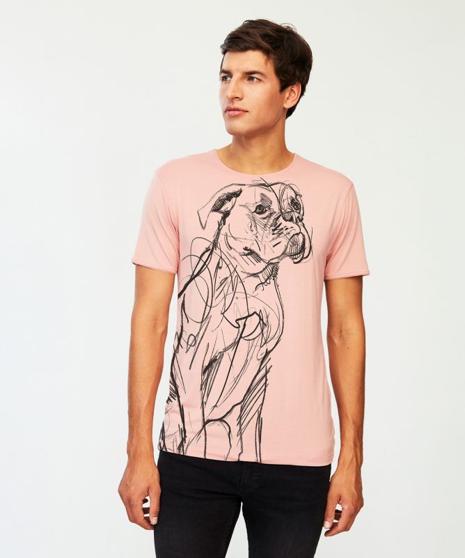 Boxer light pink t-shirt MAN
