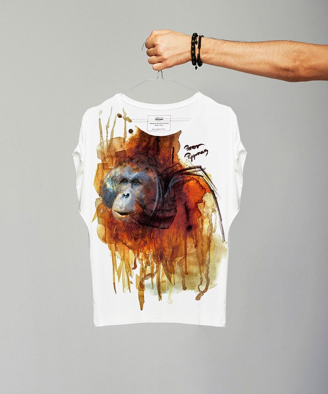 Orangutan t-shirt woman