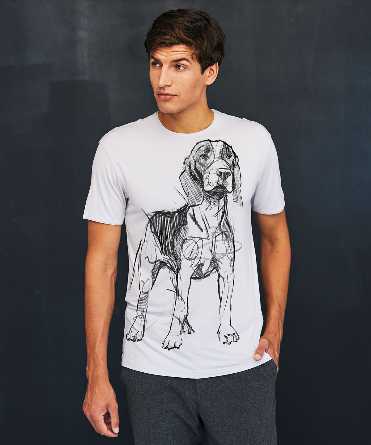 Beagle hoar t-shirt MAN