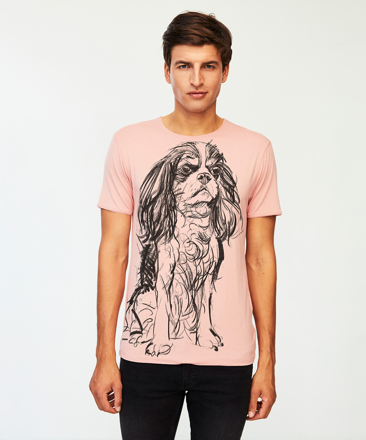 Cavalier light pink t-shirt MAN