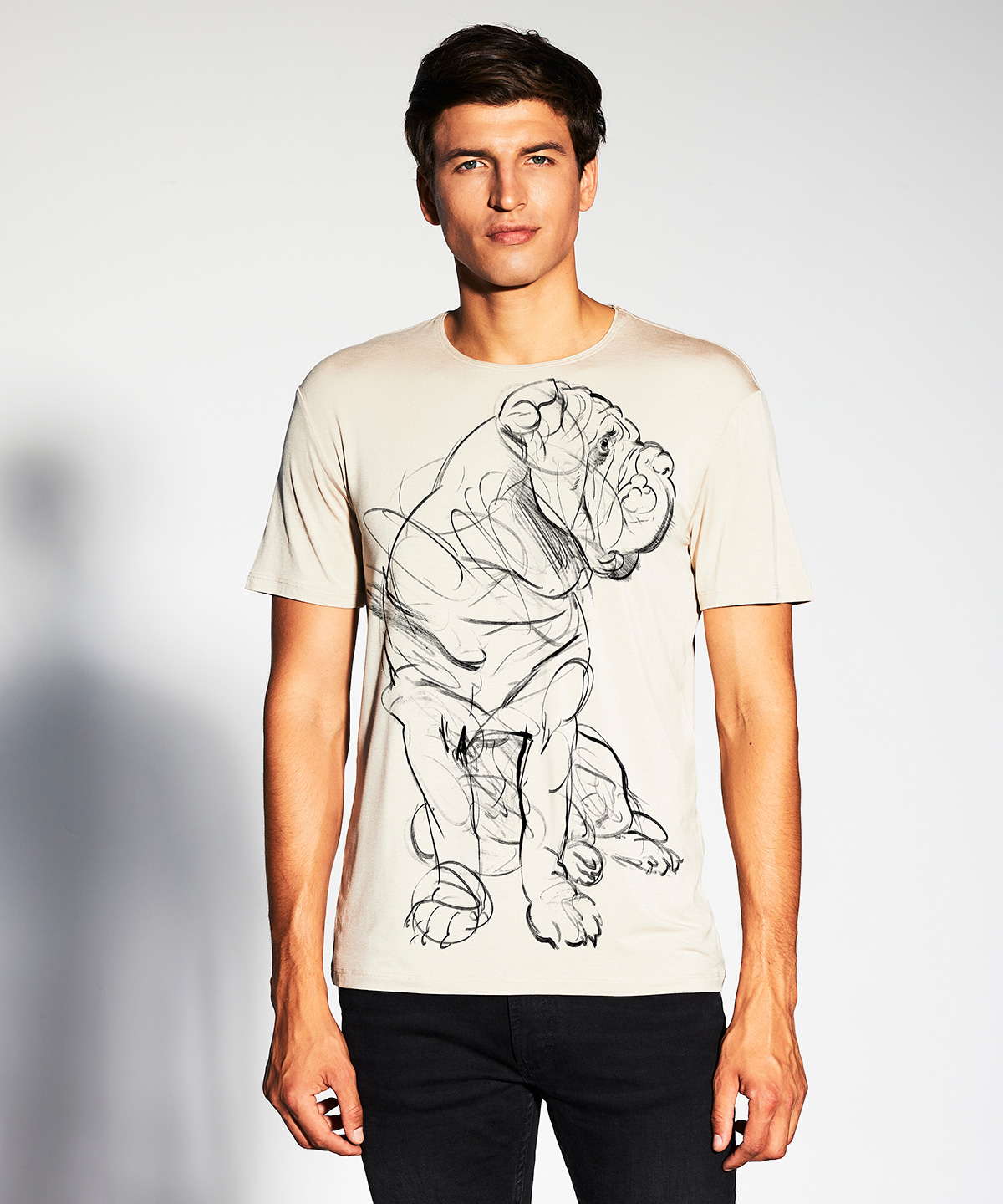 Neapolitan mastiff hummus t-shirt MAN