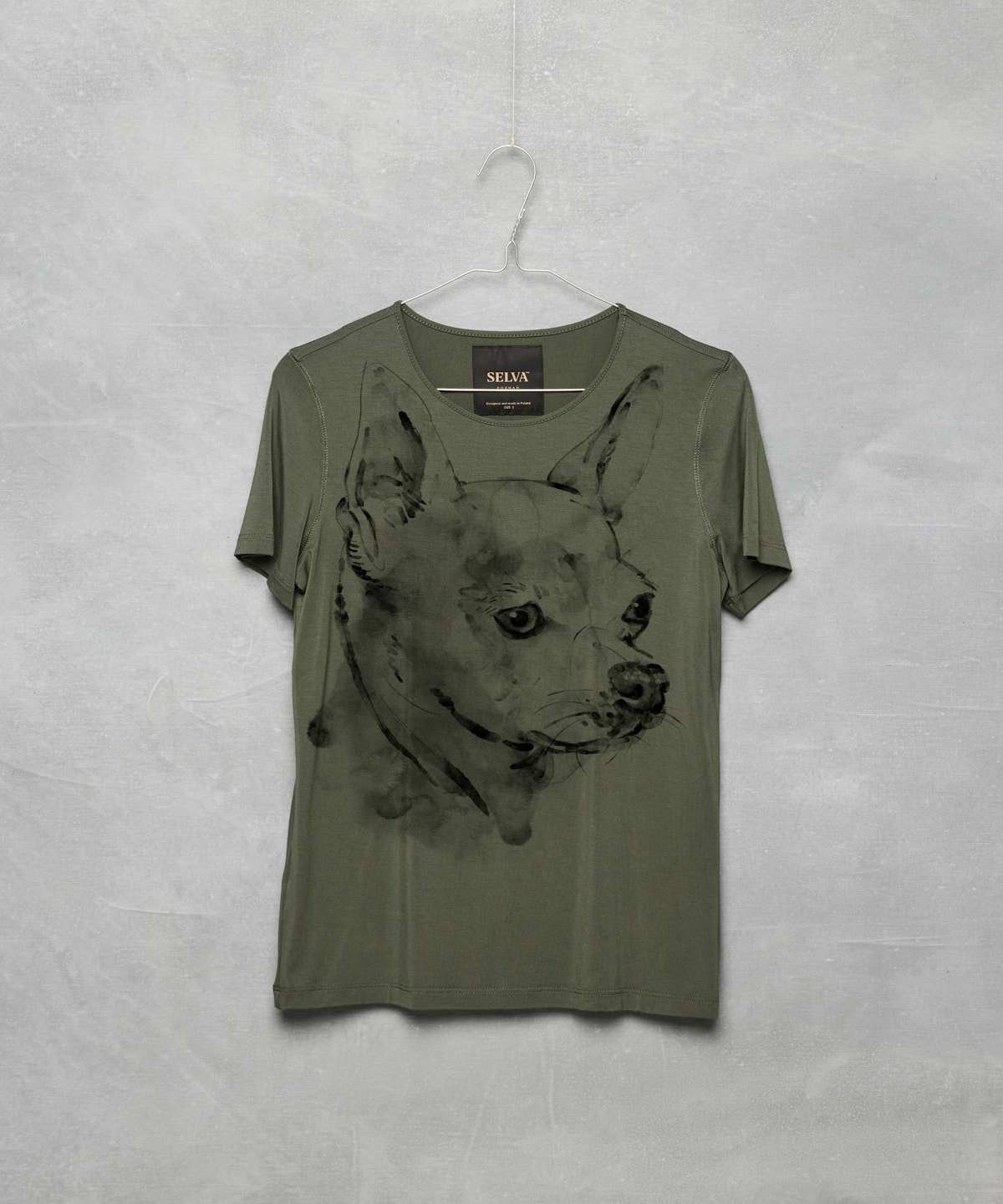 Chihuahua khaki t-shirt woman