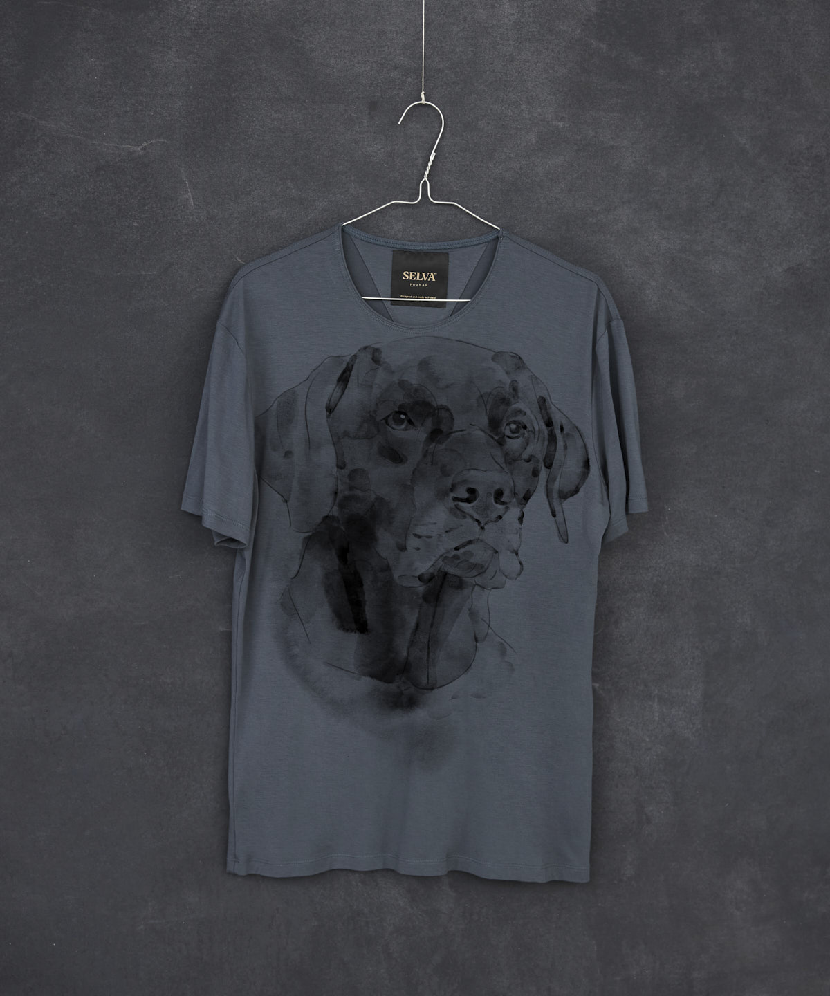Labrador dark cool gray t-shirt MAN