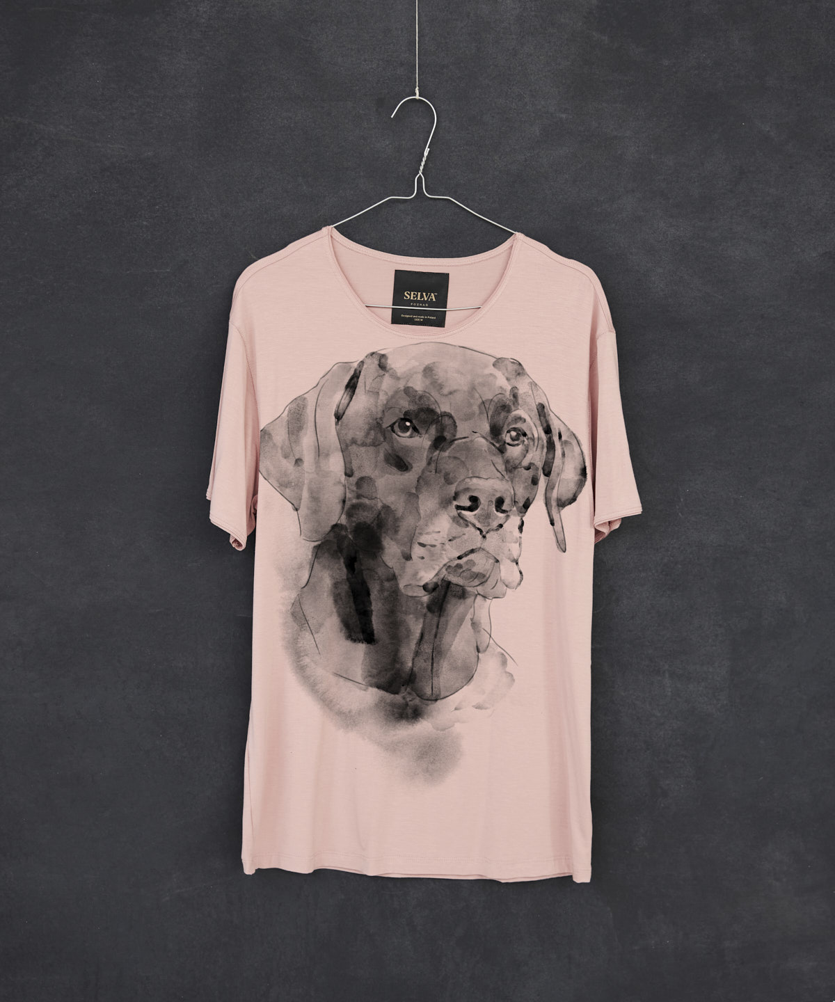 Labrador light pink t-shirt MAN