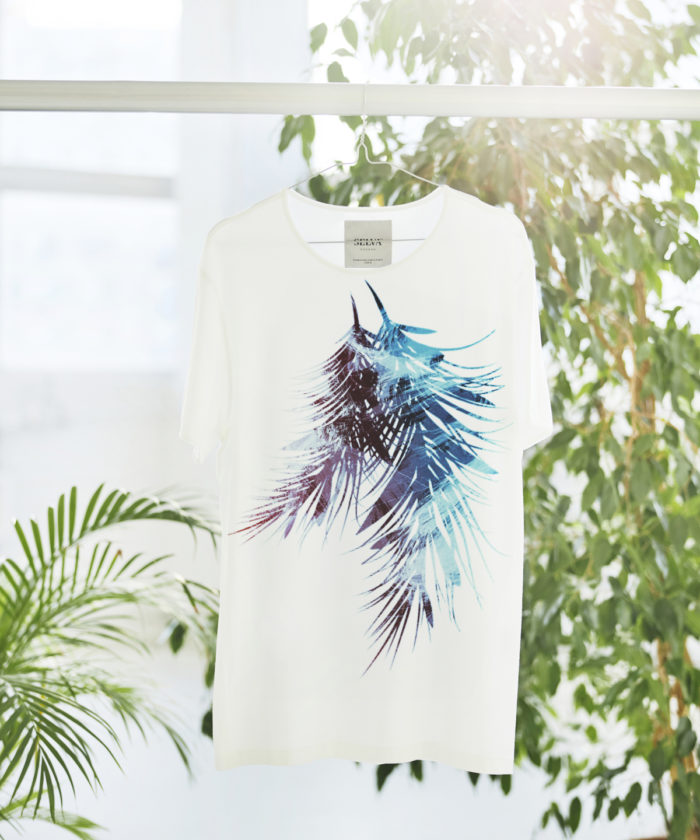 Aqua Leaves T-shirt