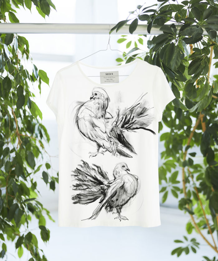 Pigeon T-shirt Woman