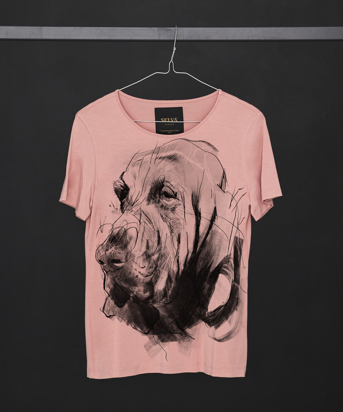 Hound light pink t-shirt woman