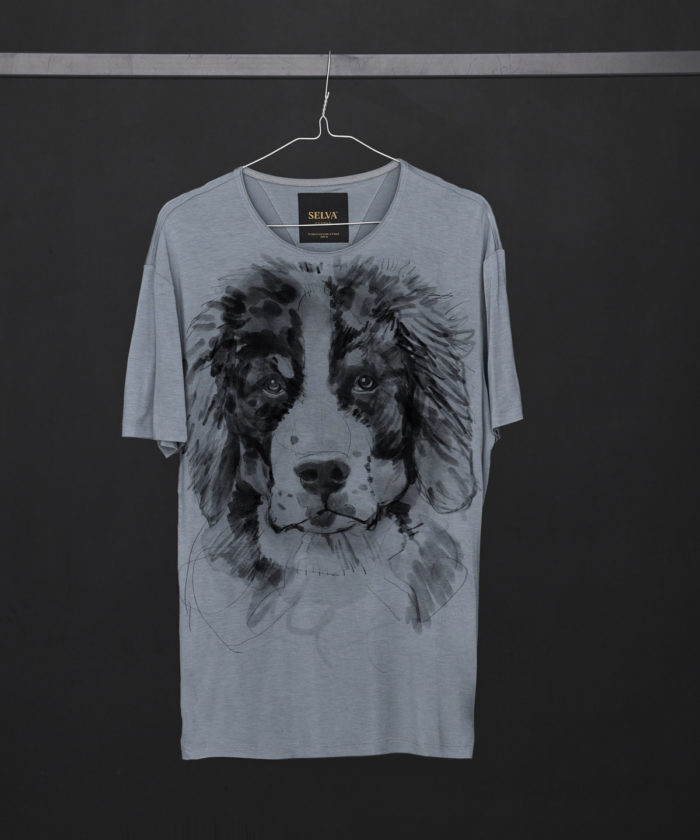 Bernese Mountain Dog no.2 storm cloud t-shirt MAN