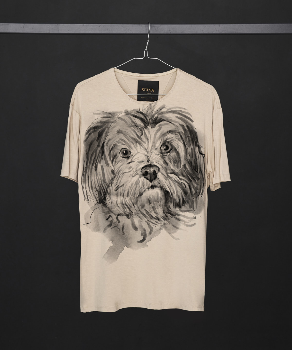 Maltese Dog hummus t-shirt MAN