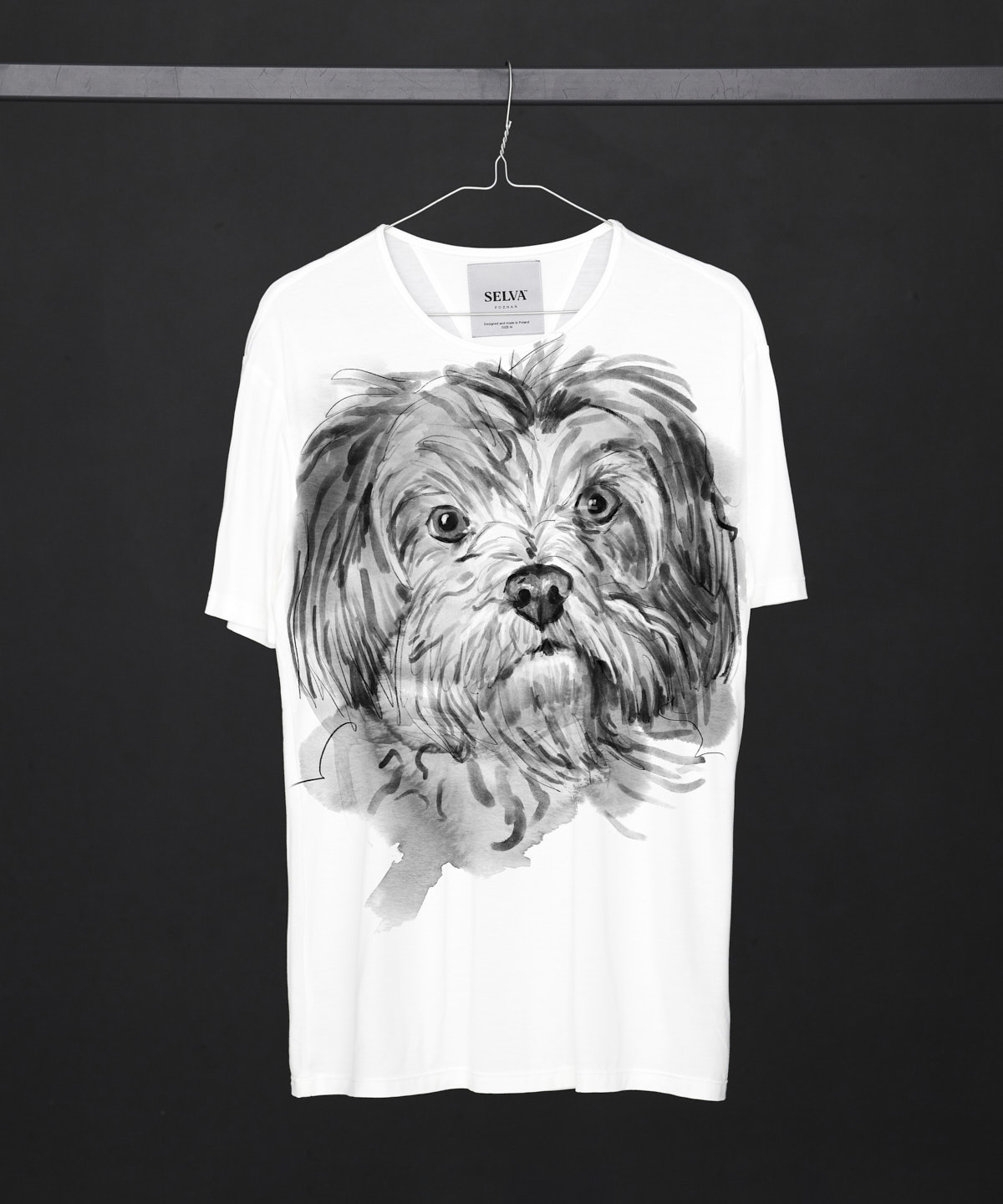 Maltese Dog white t-shirt MAN