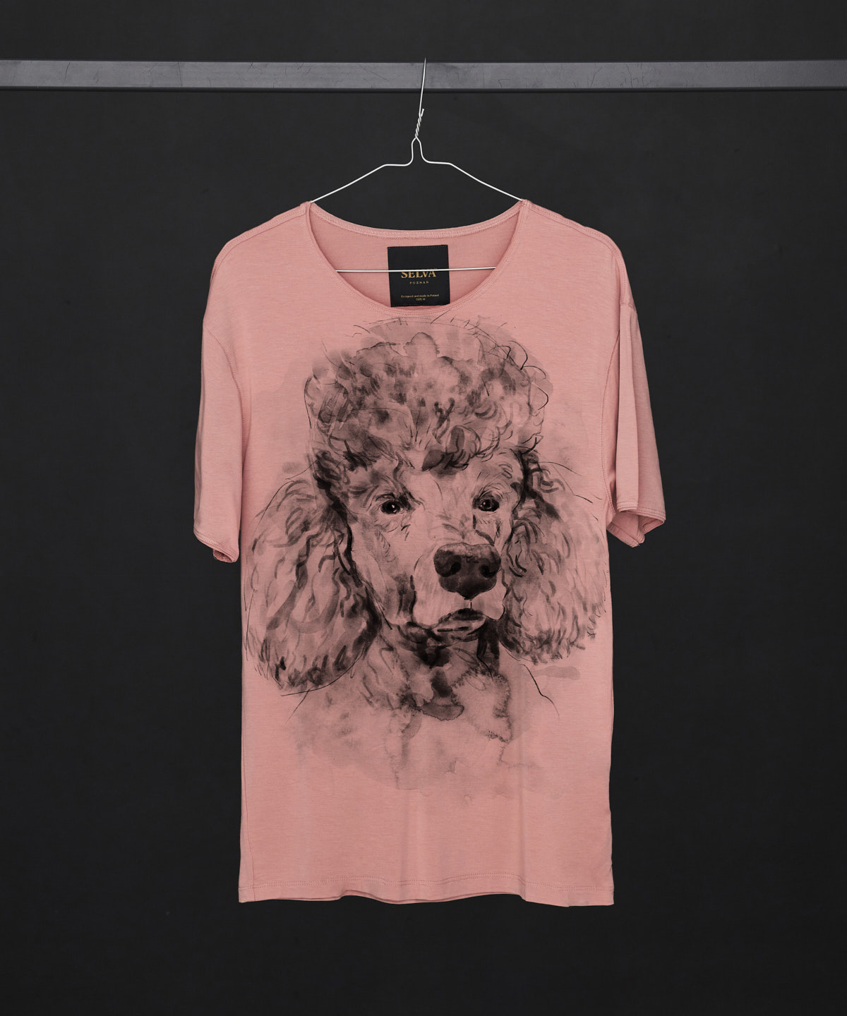 Poodle light pink t-shirt MAN