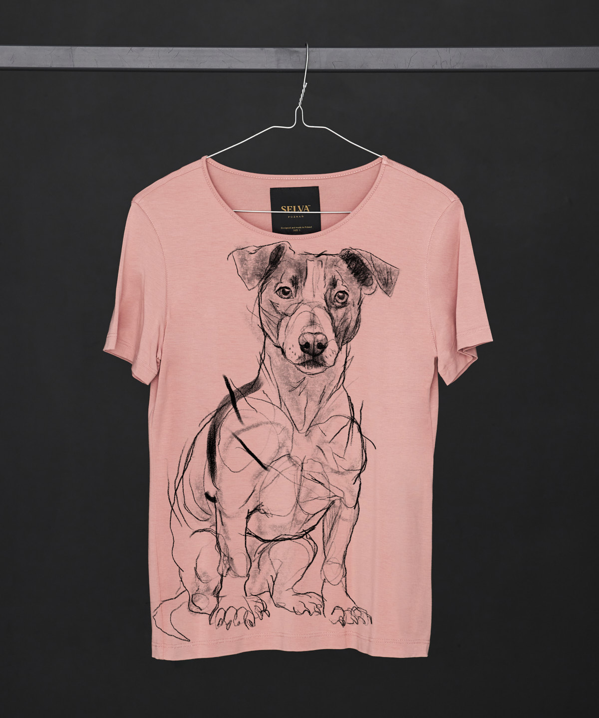 Jack Russell Terrier no.2 light pink T-shirt Woman