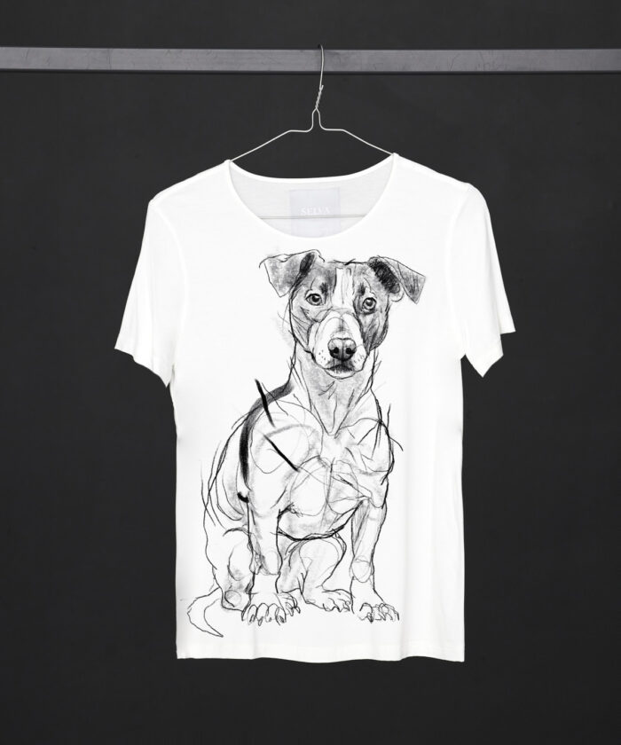 Jack Russell Terrier no.2 white T-shirt Woman