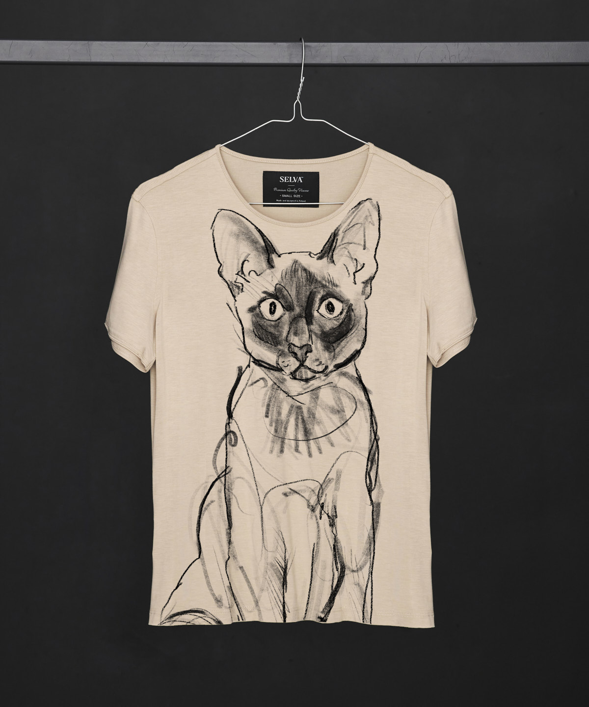 Siamese Cat hummus T-shirt Woman